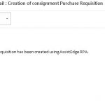 SAP Create Consignment PR 9