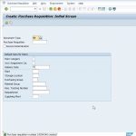 SAP-Create Inventory PR 7