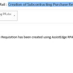 SAP Create SubContracting PR 8